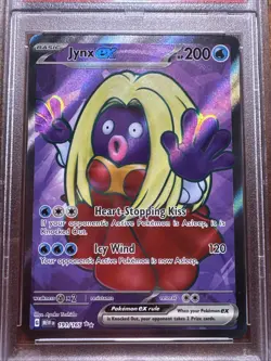 2023 Pokemon Mew En Jynx Ex Ultra Rare #191/165 PSA 8 - Image 2