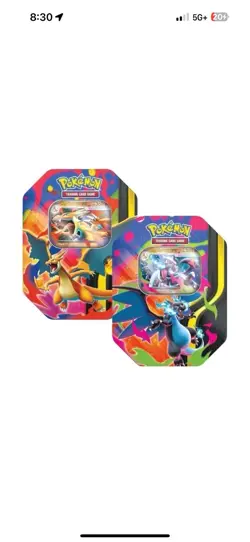 2x Pokemon TCG Mega Charizard X + Y ex Tin Bundle factory Sealed New - Image 1