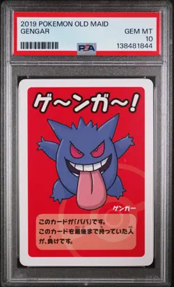 2019 POKEMON OLD MAID GENGAR PSA 10 - Image 1