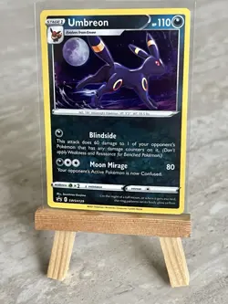 Pokemon TCG *GALAXY SWIRL* Umbreon SWSH129 Promo Holo (English) - NM - Image 1