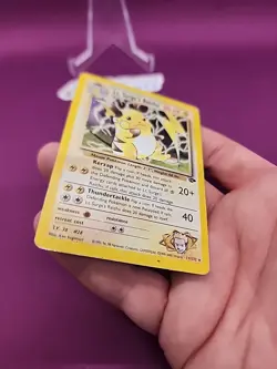 Lt. Surge's Raichu Holo Foil Pokemon TCG GYM Leaders Pikachu 11/132 *CCGHouse* - Image 3