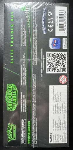 Pokemon TCG Shrouded Fable Elite Trainer Box (ETB) Sealed (small Plastic Tear) - Image 4