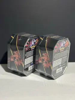 Pokemon TCG: Crown Zenith Galarian Moltres Tin - Lot of Two Sealed Clean Pair - Image 5