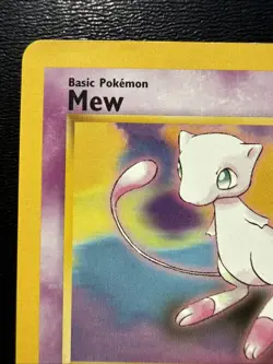 FREE SHIPPING Mew #8 Black Star Promo WOTC Pokemon League 2000 Non-Holo Vintage - Image 2