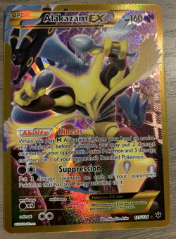 Pokemon 2016 Alakazam EX 125/124 XY Fates Collide Full Art Secret Rare - Image 1