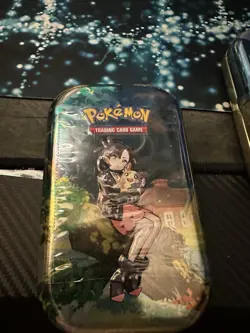 Pokemon Crown Zenith Mini Tin Marnie factory Sealed - Image 1