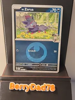 N's Zorua 136/217 Ascended Heroes (Energy) Reverse Holo Pokemon TCG NM - Image 1