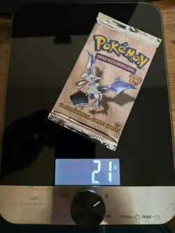"Heavy" Pokemon TCG Fossil 1st Edition Booster Pack Aerodactyl Art Sealed 21g - Image 1