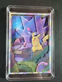 Pokemon Gengar Pikachu Non-TCG Fan-Art 3d Paper Cut Carving Slab Chinese - Image 3