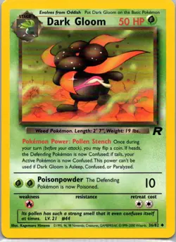 Pokemon TCG Dark Gloom 36/82 Team Rocket NM - Image 1