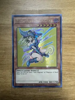 Yu-Gi-Oh Dark Magician Girl LART-EN019 Ultra Rare Lost Art Promo Near Mint - Image 1