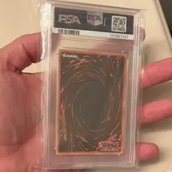 Konami Blue-Eyes White Dragon Kaiba LCKC-EN001 PSA 9 - Image 2