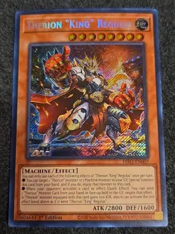 Yu-Gi-Oh! Therion King Regulus Secret 1st Edition DIFO-EN007 NM - Image 1