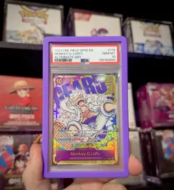 2023 ONE PIECE OP05-AWAKENING OF THE NEW ERA ALT ART MONKEY D. LUFFY PSA 10 #2 - Image 1