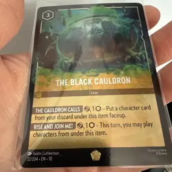 Disney Lorcana TCG The Black Cauldron 32/204 Whispers in the Well Legendary Foil - Image 3