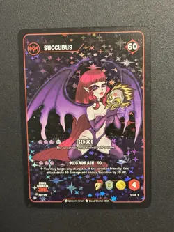 Dead World TCG Succubus 28/30 Rising Mini Set Holo Rare Card 2025 - Image 1