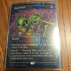 Fatal Push -Foil Near Mint MTG Secret Lair Showdown - Image 1