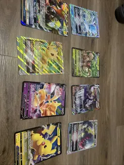 Lot Of 8 Mega Pokemon Cards Vstar, gx, v, Vmax - Image 1