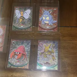 Pokemon TCG Cards Topps Chrome Lot Vintage Old School Holo Foil Spectra - Image 2