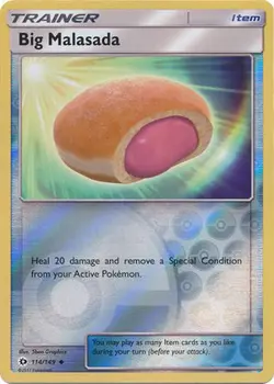 Big Malasada 114/149 Reverse Holo | Sun & Moon | Pokemon Card - Image 1