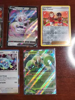 Pokemon 5 Card Lot Holos EX, V And Rare Cards , Great Value Set Building Lot25 - Image 3