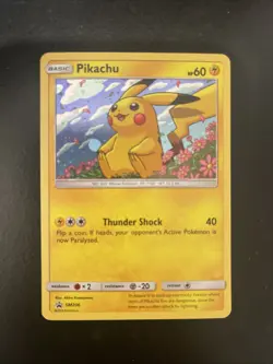 Pikachu - SM206 - Pokemon Sun & Moon Promo Holo Rare Card - Image 1