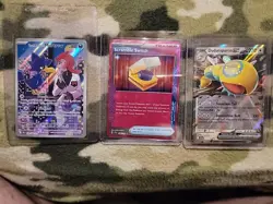 Lot Of 3 Pokemon Tcg Cards Illustration Rare Ex Ace Spec - Image 1