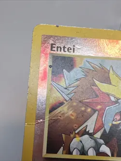 DAMAGED Entei 34 Holofoil WoTC Promo AUTHENTIC Pokemon Card - Image 5