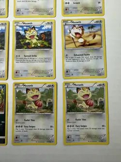 Meowth Pokemon Trading Card Game Lot Of 9 - Image 4