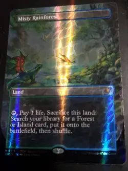 Misty Rainforest (Dragonscale Foil) (Borderless) Special Guest Foil 0116 - Image 1