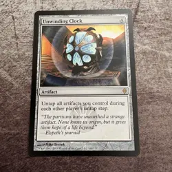 Unwinding Clock - New Phyrexia - MTG Magic the Gathering - LP - Image 1