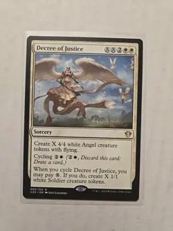 Decree of Justice - Commander 2020 - LP - Rare - Sorcery - MTG - Image 1