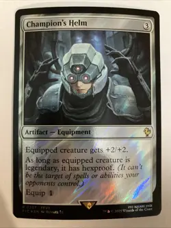 Champion's Helm (Surge Foil) R Commander: FINAL FANTASY 0337 NM - Image 1