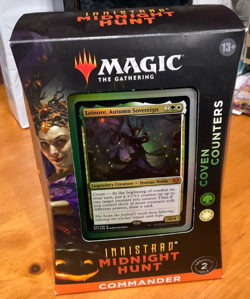 Mtg INNISTRAD MIDNIGHT HUNT COVEN COUNTERS COMMANDER DECK, NEW SEALED - Image 1