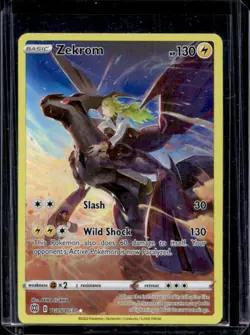 2022 Pokemon SWSH Brilliant Stars Zekrom Trainer Gallery Holo #TG05/TG30 - Image 1