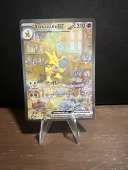 Pokemon Alakazam EX TCG Card 201/165 SV Scarlet & Violet 151 NM Condition - Image 1