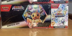Pokemon Prismatic Evolutions Booster Bundle Surprise Box Eevee - Image 1