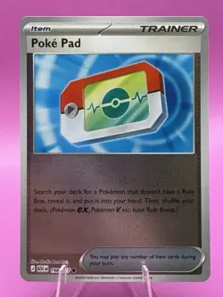Pokemon Poke Pad 198/217 Ascended Heroes Reverse Holo Near Mint - Pack Fresh! - Image 1