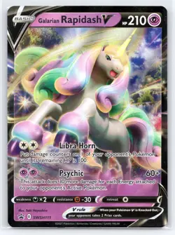 Pokemon NM Holo Galarian Rapidash V - SWSH111 Promo SWSH: Sword & Shield Promo C - Image 1