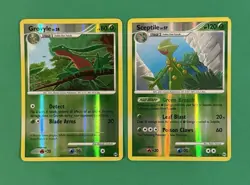 2009 Pokemon Grovyle LV. 28 + Sceptile LV. 57 Reverse Holo Lot Of 2 NRMT - Image 1