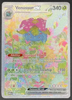 Venusaur ex 198/165 Pokemon TCG SV: Scarlet & Violet 151 SIR Full Art NM - Image 1