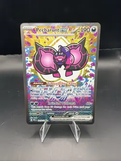 Pokemon TCG Pecharunt EX Prismatic Evolutions Special Illustration Mint 163/131 - Image 1
