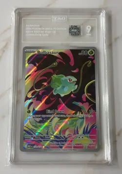 2025 Bulbasaur Pokemon Mega Evolution 133/132 IR TAG 9 - Image 1