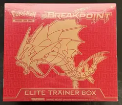 2016 POKEMON TCG XY BREAKPOINT ETB ELITE TRAINER BOX FACTORY SEALED - Image 1