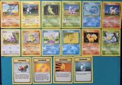 Pokemon Part Complete Base Set Bundle 46× Cards Inc 4 Non Holo Rares - Image 5
