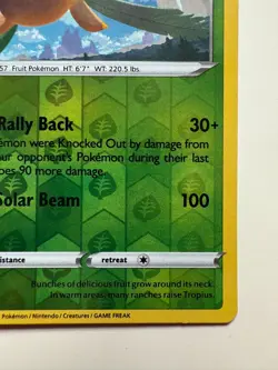 TROPIUS 006/203 EVOLVING SKIES POKEMON (REVERSE HOLO, NM) PSA 7 - Image 4