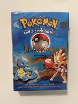 Pokemon 1999 Blackout Theme Deck Base Set Factory Sealed - Image 1