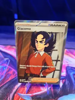 Giacomo 138/131 SV: Prismatic Evolutions Ultra Rare Pokemon TCG Trainer - Image 2