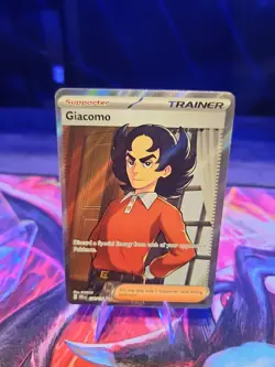 Giacomo 138/131 SV: Prismatic Evolutions Ultra Rare Pokemon TCG Trainer - Image 4