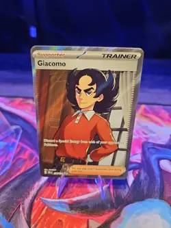 Giacomo 138/131 SV: Prismatic Evolutions Ultra Rare Pokemon TCG Trainer - Image 5